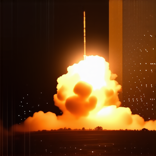 Взрыв ракеты по заводу дронов в Днепропетровской области