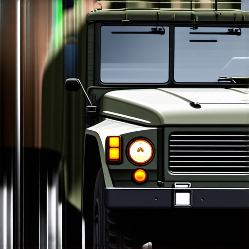 Призыв пропускать военные автомобили с бойцами на дорогах