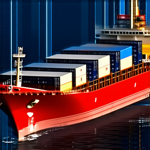 Контейнеровоз поражен неизвестным снарядом у побережья Омана