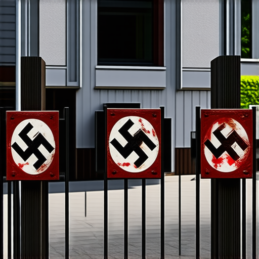 В Германии задержали поляка за установку нацистских инсталляций перед налоговой