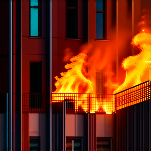 В новостройке Москвы произошел пожар из-за отсутствия систем пожарной сигнализации