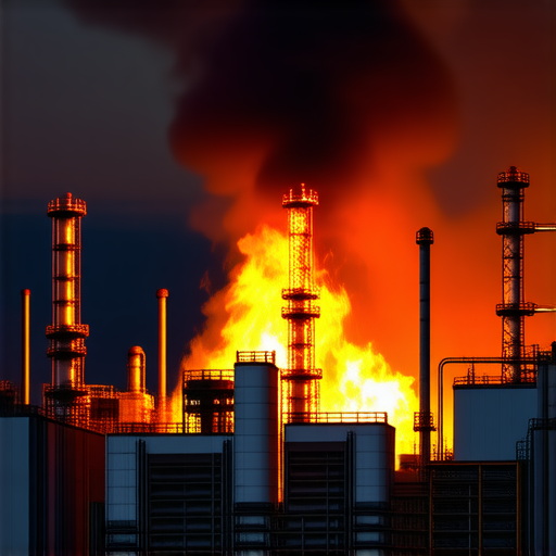 Пожар на НПЗ в Туапсе потушен после атаки БПЛА