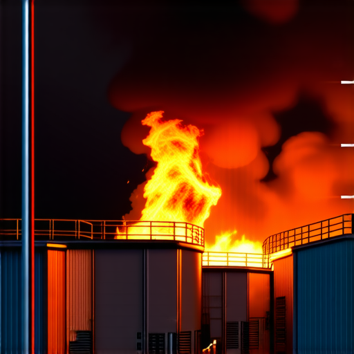 В Ногинске на нефтебазе произошел пожар с пострадавшими