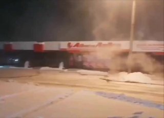 Пожар в торговом центре в Иркутской области