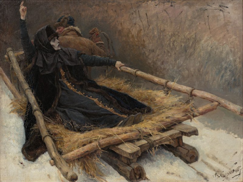 История создания картины «Боярыня Морозова»