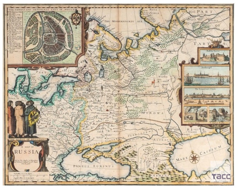 Редкие карты и книги будут выставлены на торгах в Петербурге