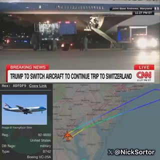 Трамп вылетел на ВЭФ в Давосе несмотря на протесты