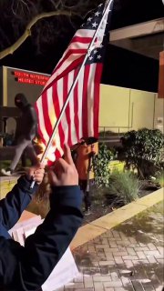 Протесты в США: сжигание флагов и уголовное преследование