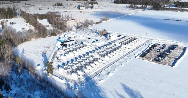 Эстония ввела в эксплуатацию аккумуляторный парк