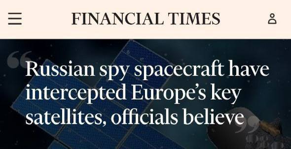 Россия перехватила спутники Европы