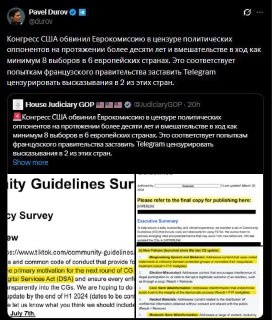 Дуров раскритиковал попытки Франции ограничить Telegram