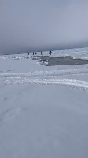 На Сахалине повторно оторвало льдину с рыбаками