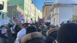 В Москве прошла акция протеста у посольства Армении