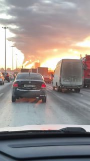 Закат и пятница в Петербурге