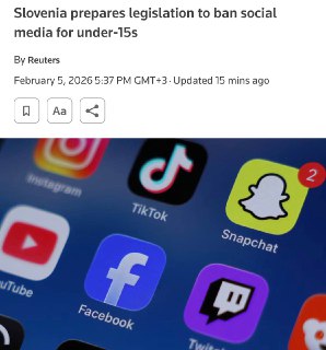 Словения может запретить соцсети для детей до 15 лет