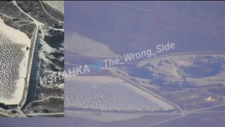 Удар ФАБ-3000 по дамбе возле Константиновки