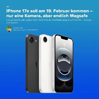 Apple готовит iPhone 17e с минимальными изменениями дизайна