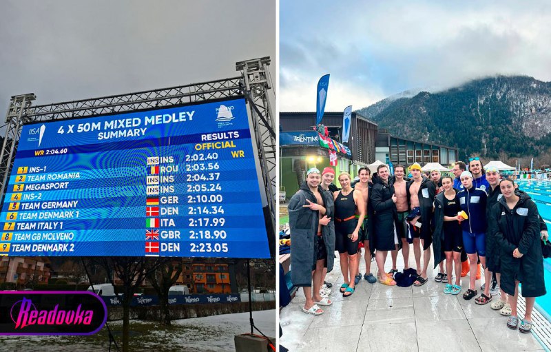 Российские спортсмены установили четыре мировых рекорда на Чемпионате Европы по ледовому плаванию