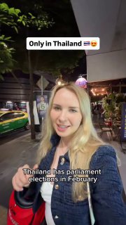 В Таиланде политическая партия использует кота в агитационной кампании