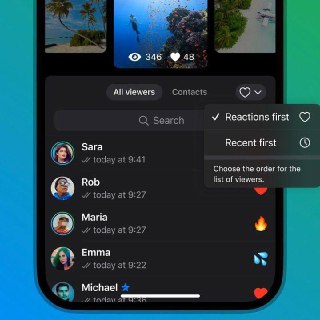 Telegram расширил функциональность сторис для пользователей из России