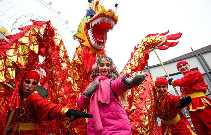 Как Москва встречает китайский Новый год