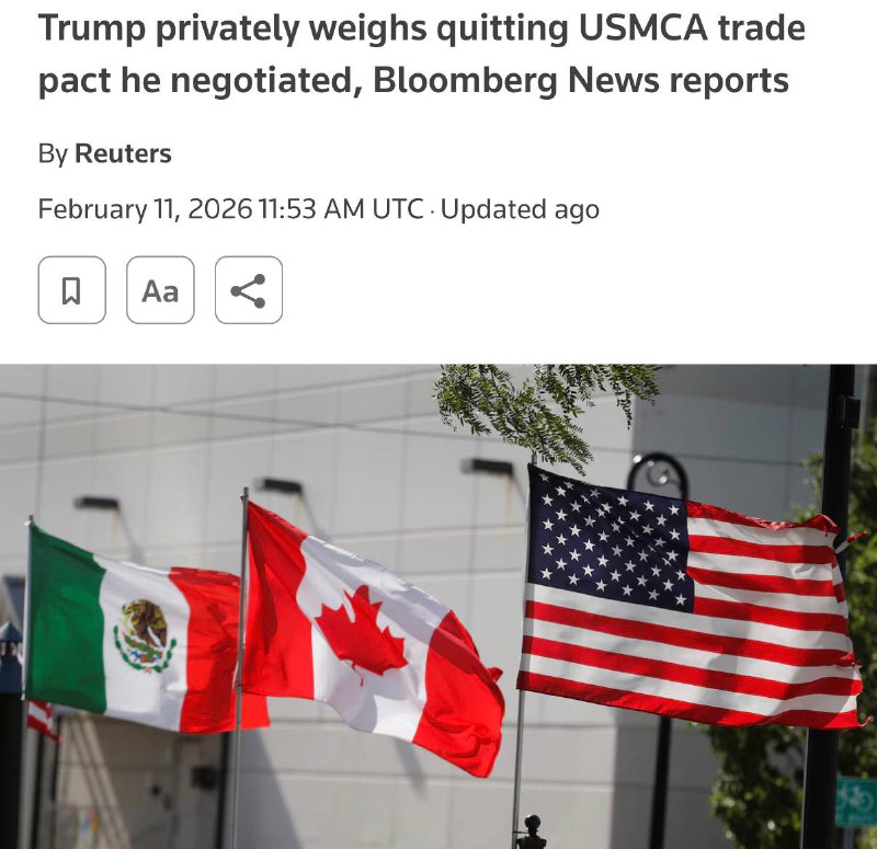 Трамп может вывести США из USMCA