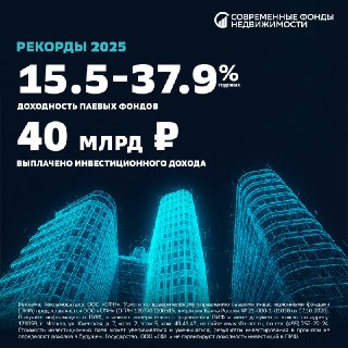 УК «СФН» выплатила рекордные 40 млрд рублей инвестиционного дохода пайщикам