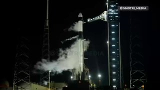 Запуск миссии SpaceX Crew-12