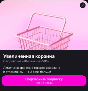Wildberries ввела платную подписку для увеличения лимита товаров в корзине
