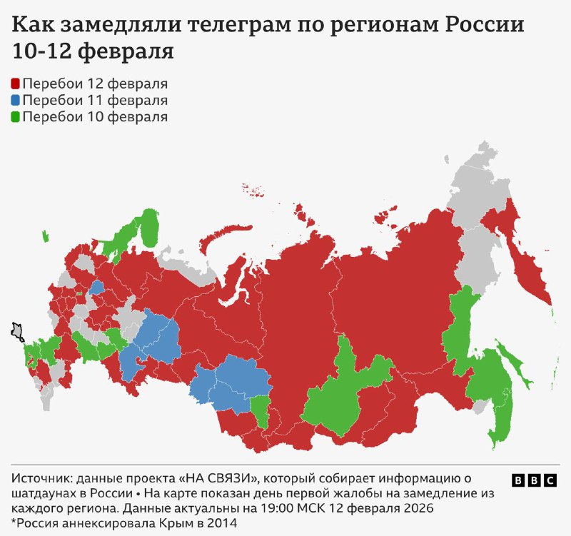 Блокировки Telegram расширяются в России