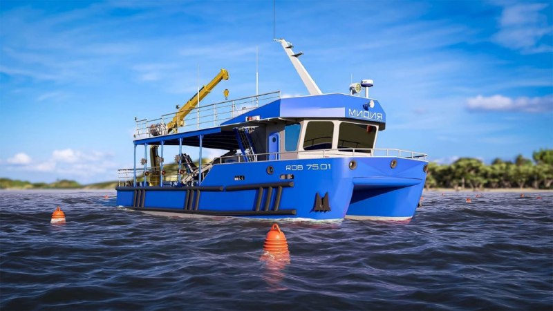 Передан проект катамарана 75.01