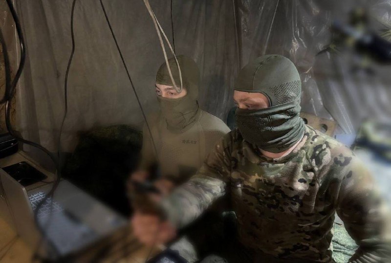 Боевая работа российского расчета