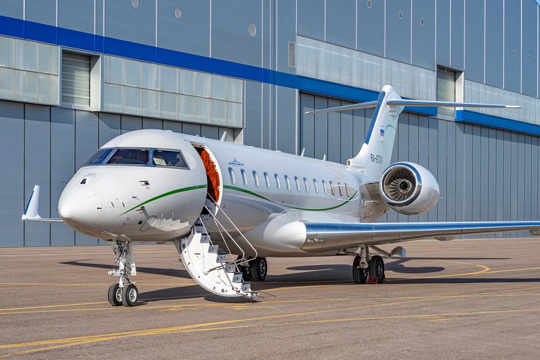 В Россию ввезен самолет Bombardier Global 6000 через обход санкций