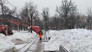 В Москве начался снегопад