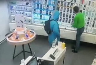 Задержание грабителя в Москве