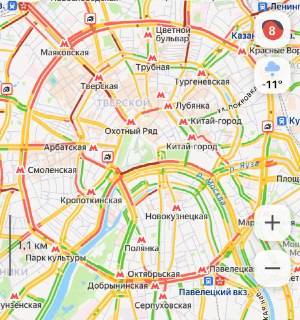 Пробки в Москве