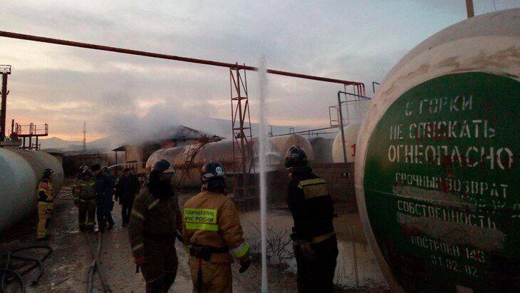 Пожар и эвакуация в Махачкале из-за утечки газа