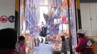 Обрушение крыши склада «Магнита» в Зеленодольске
