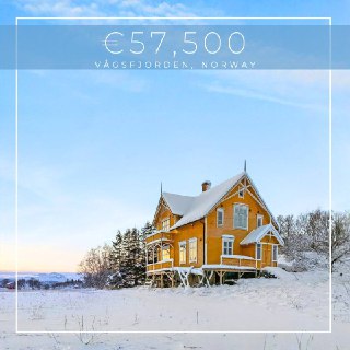 В Норвегии виллу 19 века продают по цене однушки