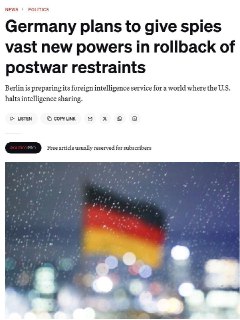 Германия расширит полномочия разведки