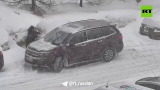 Сильный снегопад в Москве