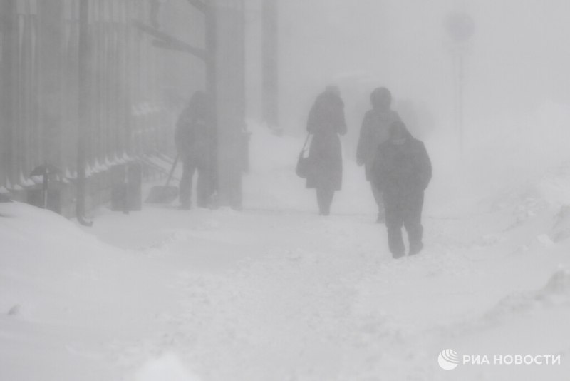 Снегопад в Московском регионе