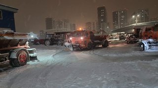 В Люберцах борются с циклоном