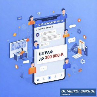 Штрафы за отсутствие чата в Max