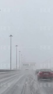 Сильная метель в Санкт-Петербурге и Ленинградской области