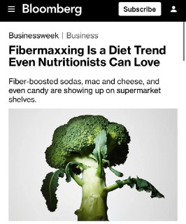 Клетчатка вытесняет протеин: новый тренд в питании