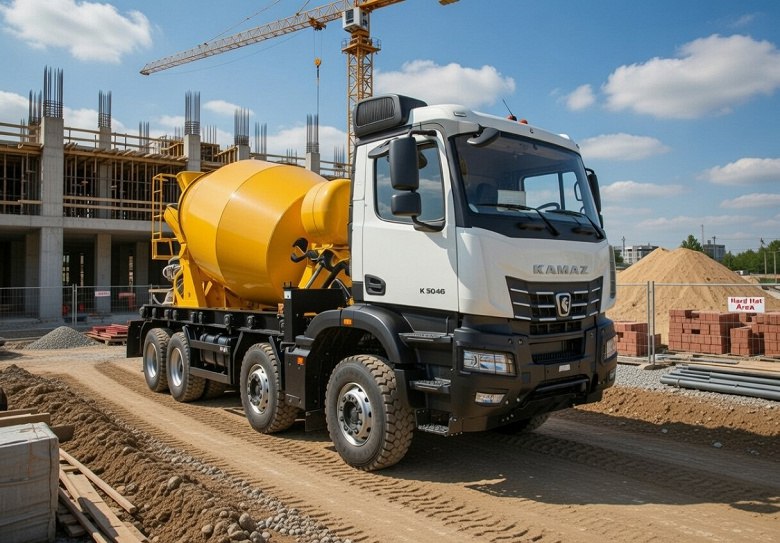 Новый КамАЗ-65951 для бетонного миксера