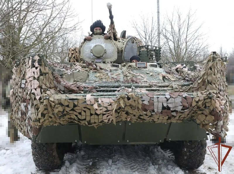 Росгвардия использует бронетехнику в зоне СВО