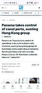 Китайская корпорация выдворена из портов Панамы на фоне обострения американо-китайского противостояния