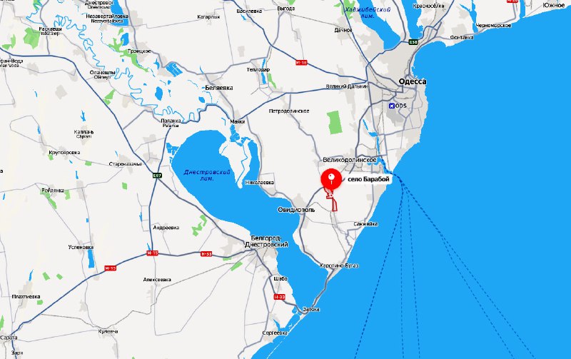 Ракетный удар по Одесской области